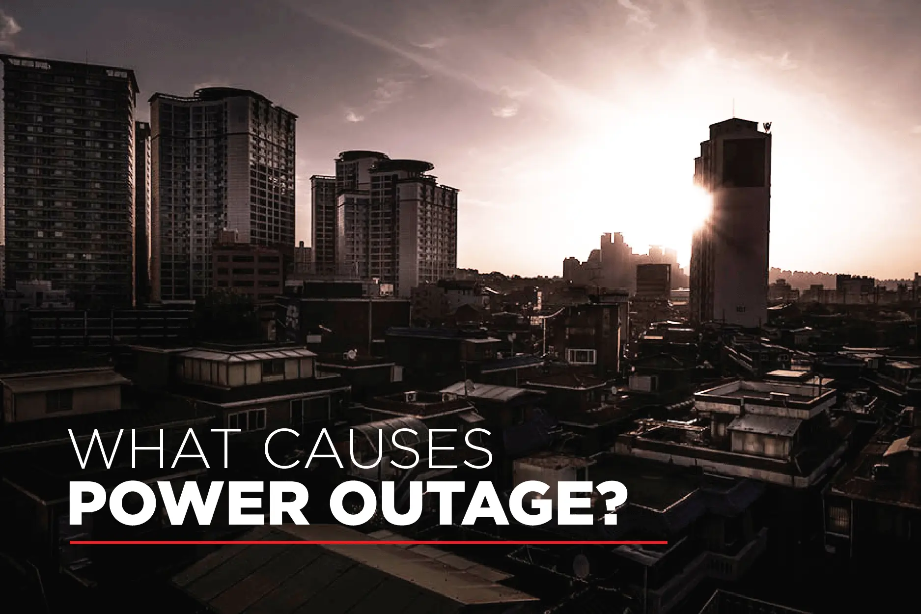 What causes power outages